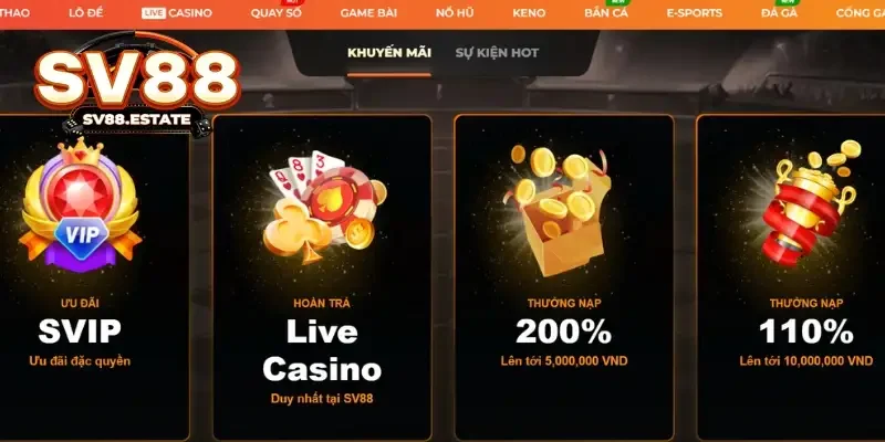 Những bí mật giúp cho SV88 tạo nên cơn sốt trong ngành cá cược