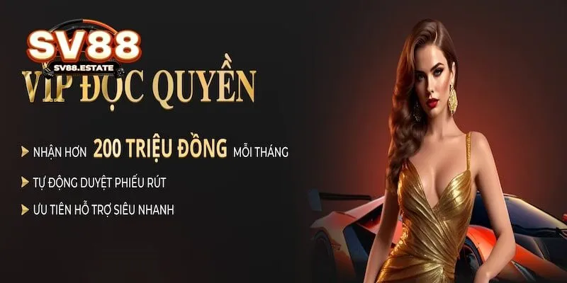 Phần thưởng hấp dẫn trong VIP SV88
