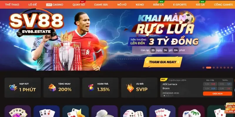Thông tin khái quát chung nhất về thương hiệu SV88